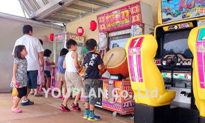 高齢者福祉施設での夏祭り