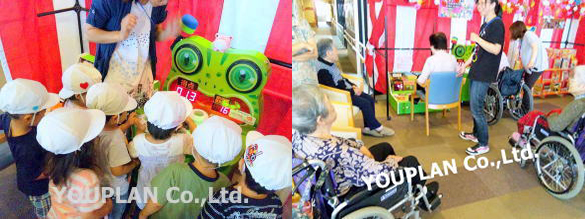 たのリハゲーム機を活用した縁日セット