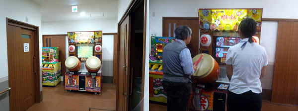 グループホーム内覧会　ゲーム機活用