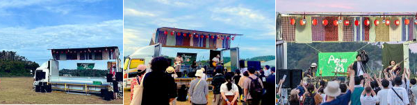 ステージカー トラックステージ ステージ背面開口